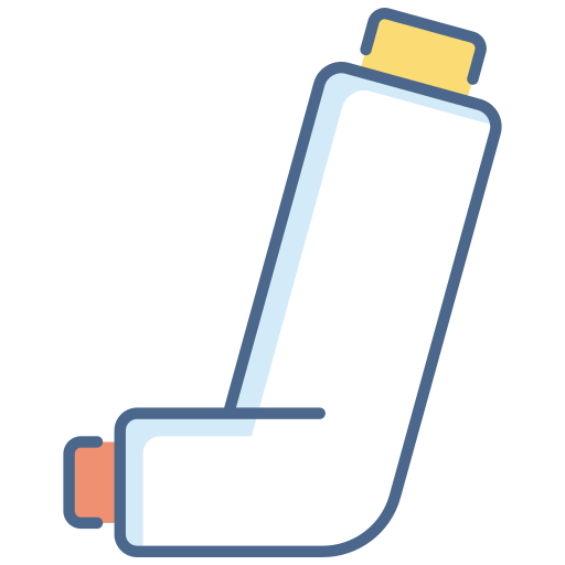 inhalador Generic Outline Color icono