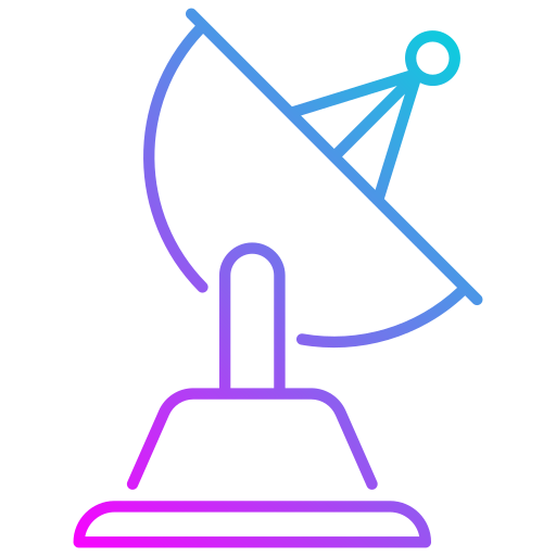antena satelitarna Generic Gradient ikona