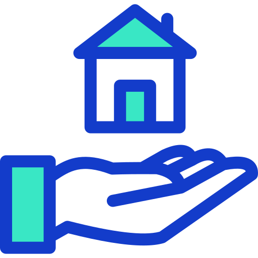 hausratsversicherung Generic Blue icon
