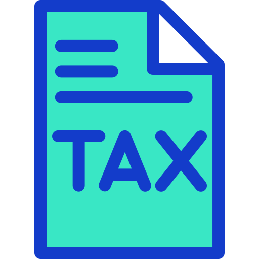 impôt Generic Blue Icône