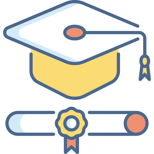 Scholarship Generic Outline Color icon