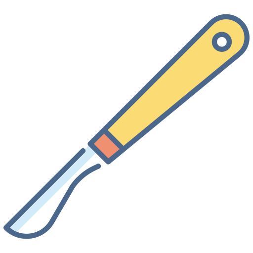 Хирургический нож Generic Outline Color иконка