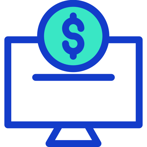 online bankieren Generic Blue icoon