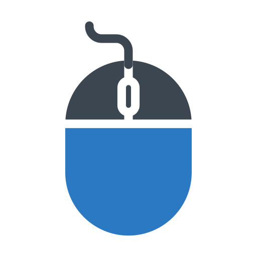 Mouse clicker Generic Blue icon