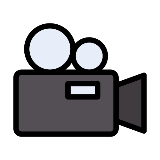 caméra vidéo Vector Stall Lineal Color Icône