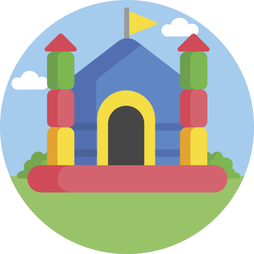 castillo inflable Generic Circular icono