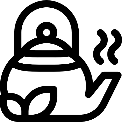 czajniczek Basic Rounded Lineal ikona