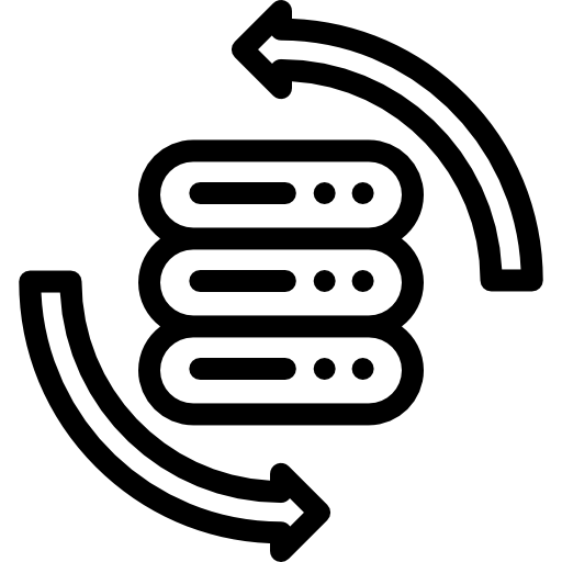 sincronización Detailed Rounded Lineal icono