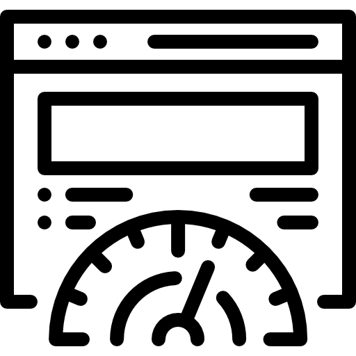 snelheidsmeter Detailed Rounded Lineal icoon