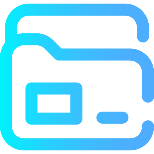 Folder Super Basic Omission Gradient icon