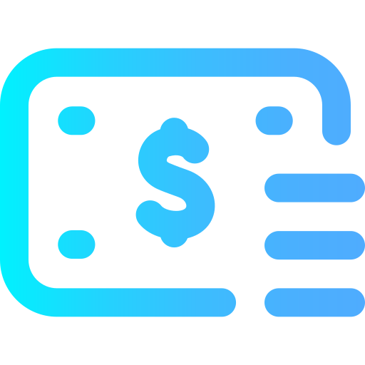 Money Super Basic Omission Gradient icon