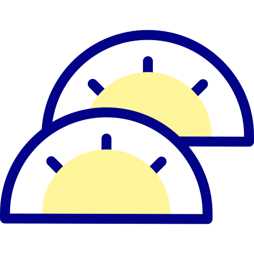 bolas de masa hervida Detailed Mixed Lineal color icono