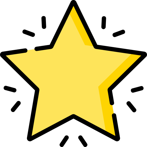 estrella Special Lineal color icono