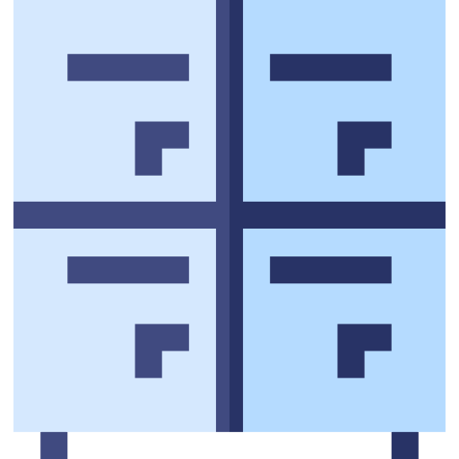 Locker Basic Straight Flat icon