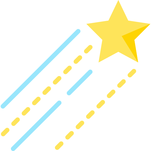 Падающая звезда Special Flat иконка