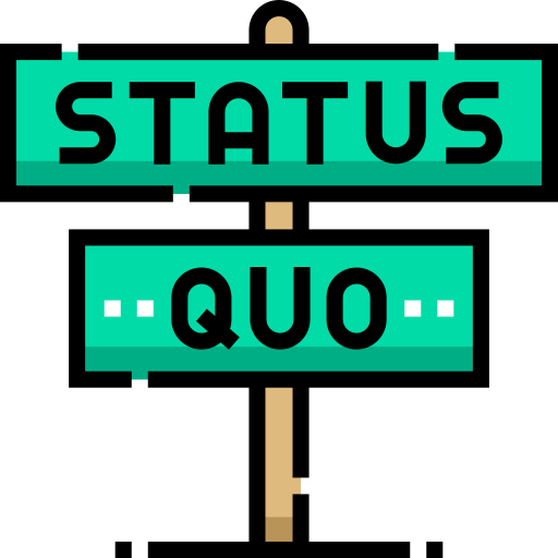 status quo Detailed Straight Lineal color ikona