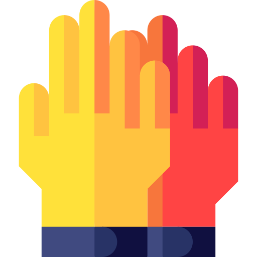 Gloves Basic Straight Flat icon