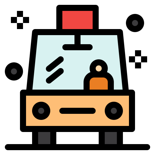 Vehicle Generic Outline Color icon