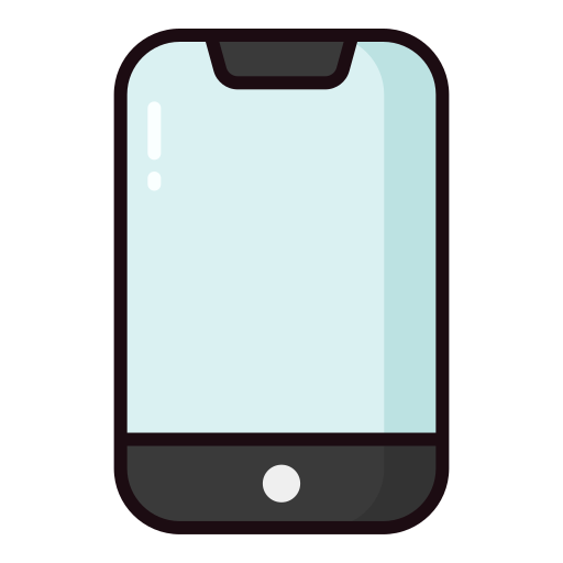 teléfono inteligente Generic Outline Color icono