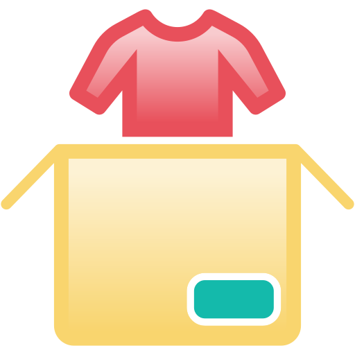 scatola aperta Generic Outline Gradient icona