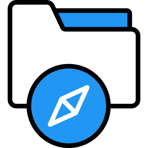 方位磁針 Generic Outline Color icon
