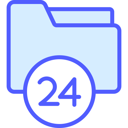 24 часа Generic Blue иконка