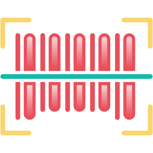 code à barre Generic Outline Gradient Icône