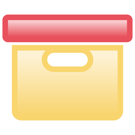 caja Generic Outline Gradient icono