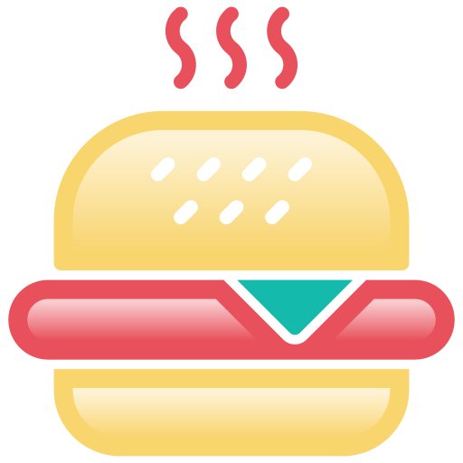 hamburger Generic Outline Gradient icoon