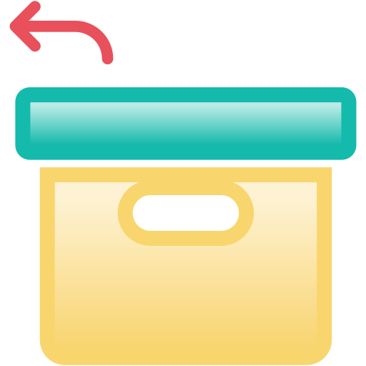 商品の返品 Generic Outline Gradient icon