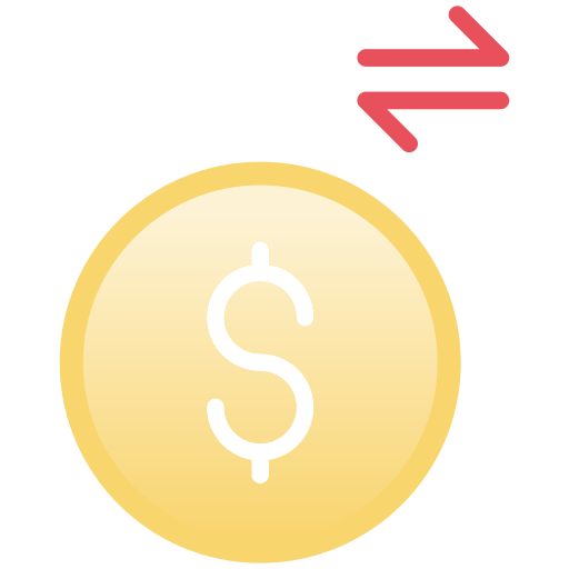 transferencia de dinero Generic Outline Gradient icono