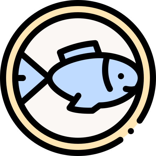 생선 Detailed Rounded Lineal color icon