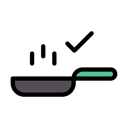 フライパン Vector Stall Lineal Color icon