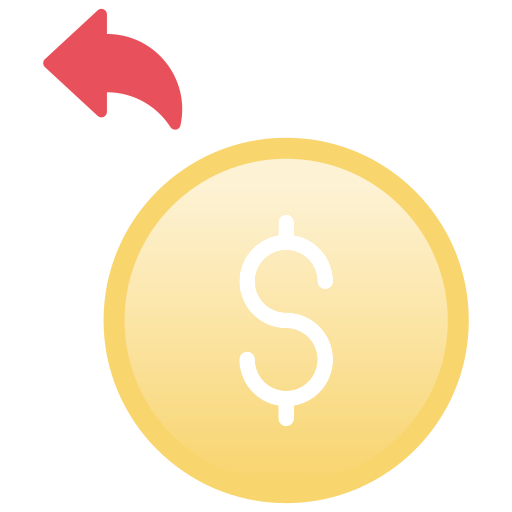 devolución de dinero Generic Outline Gradient icono