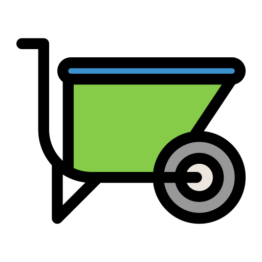 kruiwagen Generic Outline Color icoon