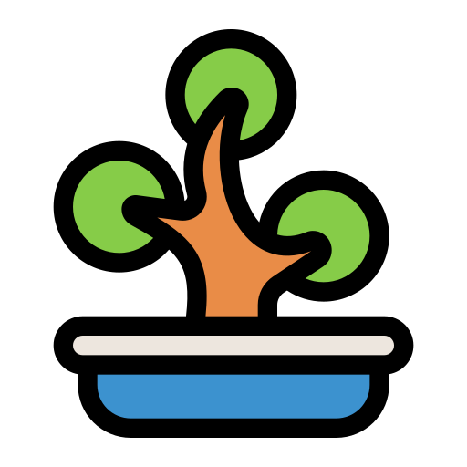 bonsai Generic Outline Color ikona