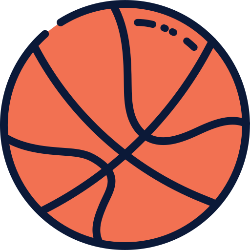 Баскетбол Generic Outline Color иконка