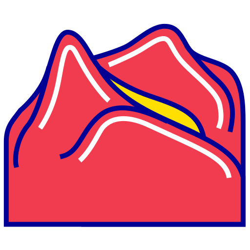 国立公園 Generic Outline Color icon
