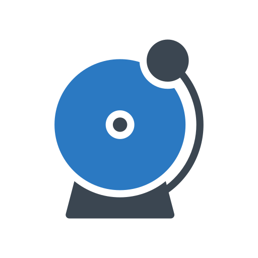 Bell ring Generic Blue icon