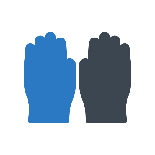 rubberen handschoenen Generic Blue icoon