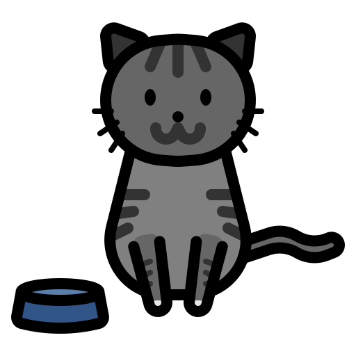 Кот Generic Outline Color иконка