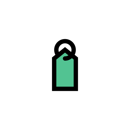 가격표 Vector Stall Lineal Color icon