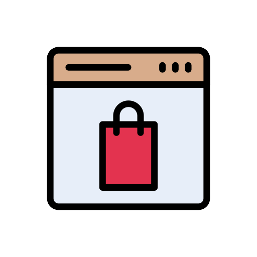 e-commerce Vector Stall Lineal Color icon