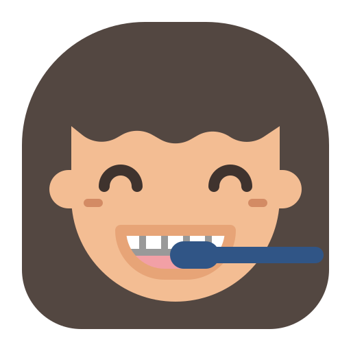 Brush teeth Generic Flat icon