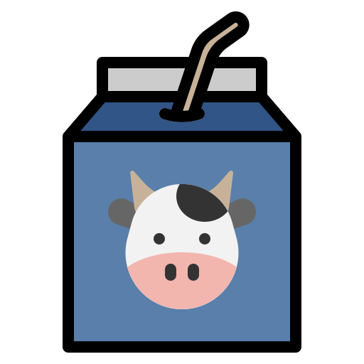Коробка для молока Generic Outline Color иконка