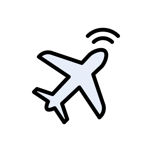 flugzeug Vector Stall Lineal Color icon