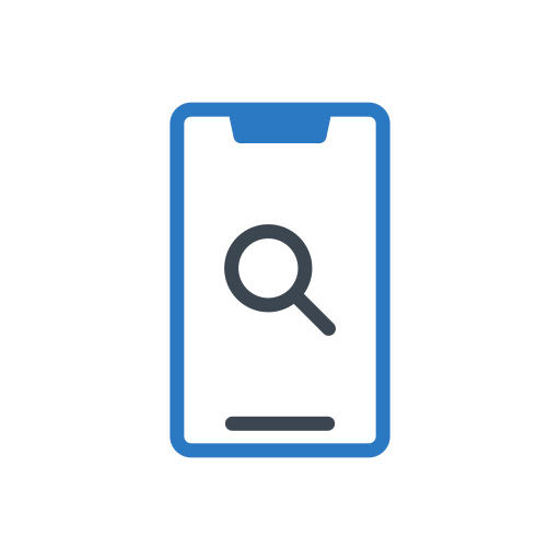 Mobile phone Generic Blue icon