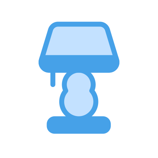 lâmpada de mesa Generic Blue Ícone