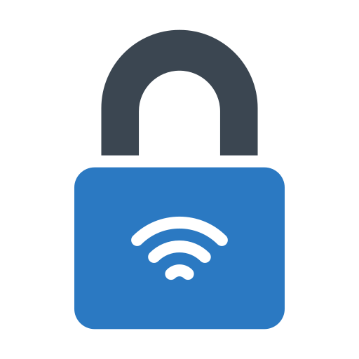 Security lock Generic Blue icon