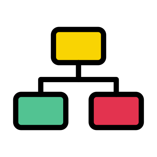 データストレージ Vector Stall Lineal Color icon
